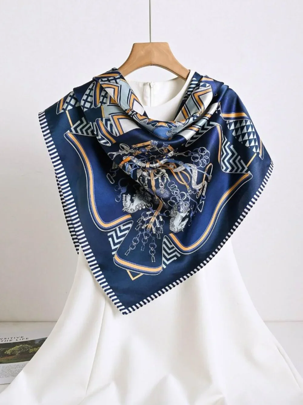 Luxurious 100% Mulberry Silk Scarf for Women - Large 35